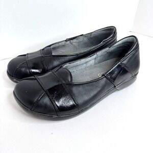 Naot Shoes Womens 38 Casual Slip On‎ Loafers Comfort Black Leather US 7 Flats